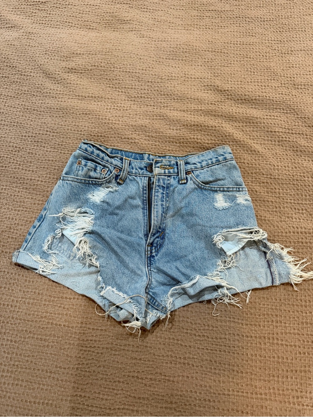 Levi’s 512 Distressed Denim Women’s Shorts